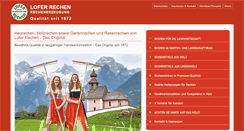 Desktop Screenshot of lofer-rechen.com